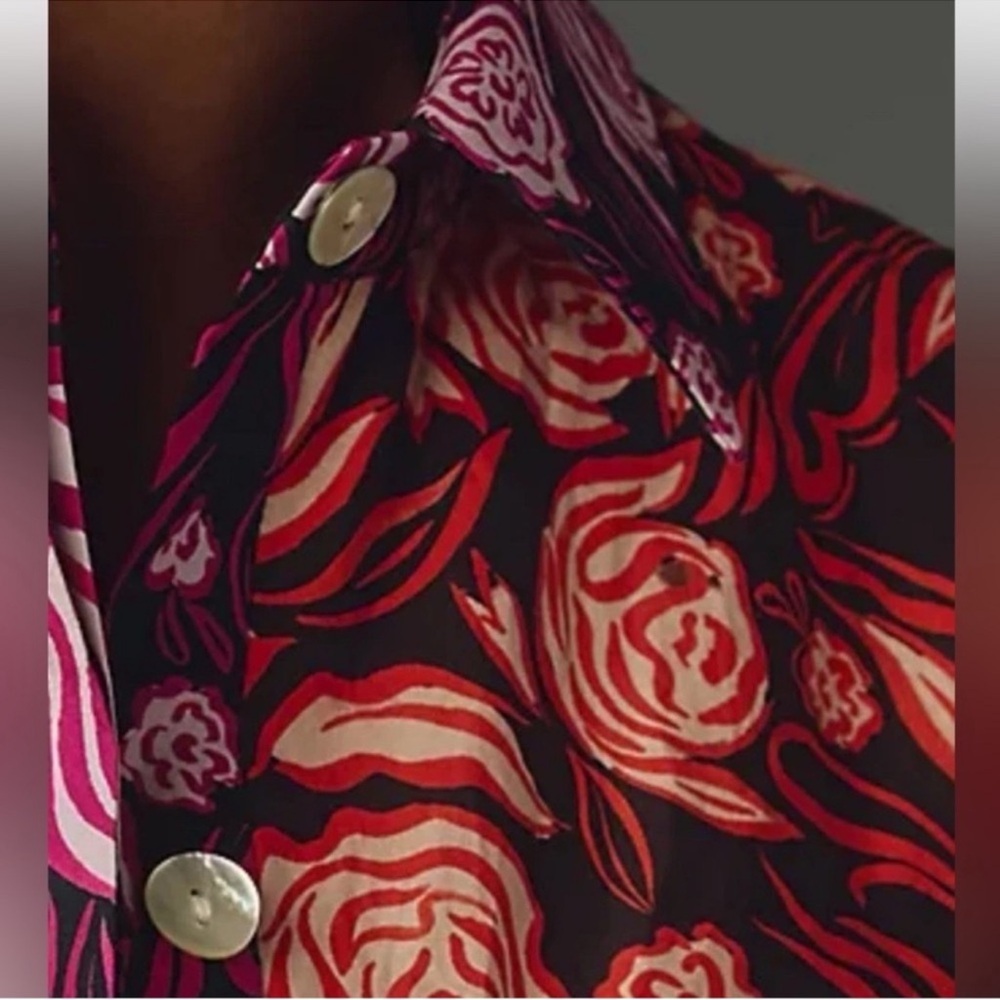 ⭐️NWT Farm Rio roses dress multicolor⭐️ - Picture 4 of 7